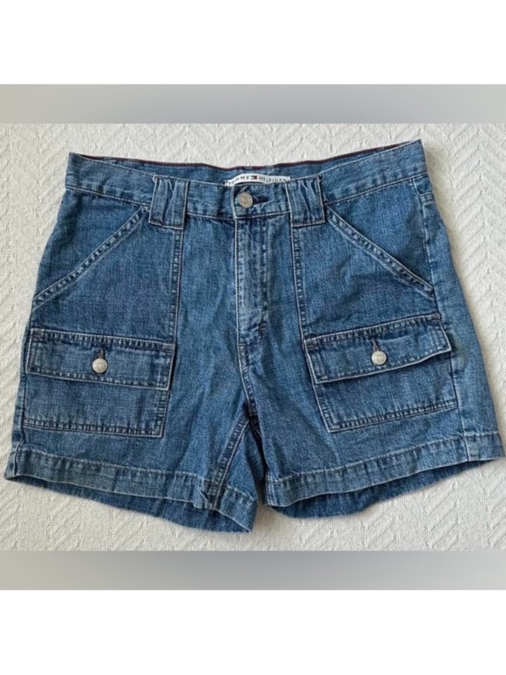 Tommy Hilfiger Vintage Y2K Blue Denim Jean Shorts